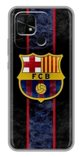 Силиконовый чехол с изображением "FCB" для Xiaomi Redmi 10C