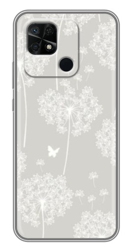 Чехол с печатью "Фон одуванчиков " для Xiaomi Redmi 10C