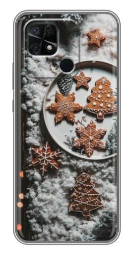 Чехол с печатью "Имбирные пряники" для Xiaomi Redmi 10C