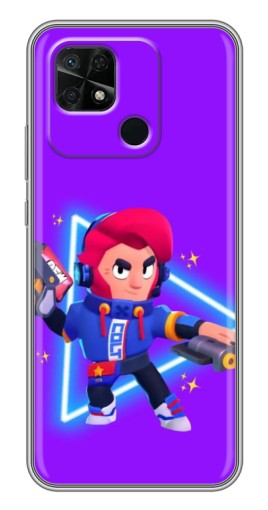 Чехол с печатью "Кольт в наушниках" для Xiaomi Redmi 10C