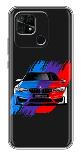Чехол с картинкой "Красочный BMW" для Xiaomi Redmi 10C