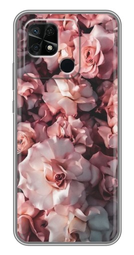 Чехол с картинкой "Куст роз" для Xiaomi Redmi 10C