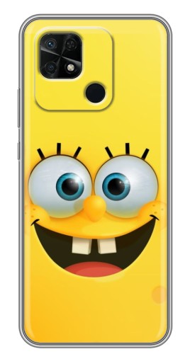 Чехол с печатью "Квадратный Губка Боб" для Xiaomi Redmi 10C