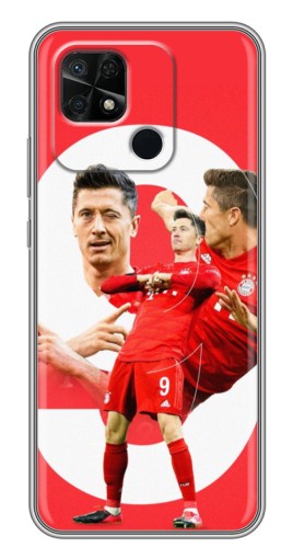 Чехол с принтом "Левандовски" для Xiaomi Redmi 10C