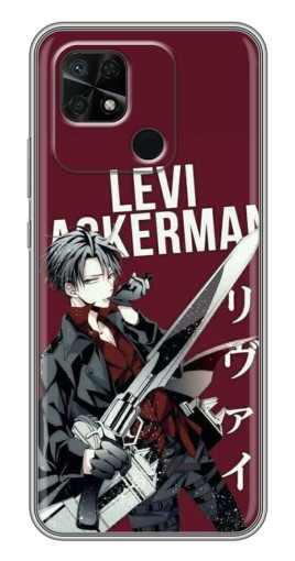 Чехол с картинкой "levi Ackerman" для Xiaomi Redmi 10C
