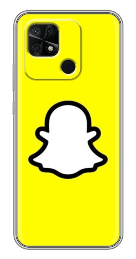 Чехол с принтом "Лого Snapchat" для Xiaomi Redmi 10C