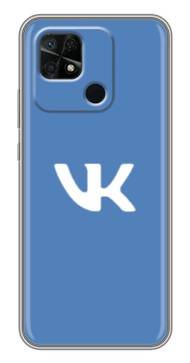 Чехол с картинкой "Лого ВК" для Xiaomi Redmi 10C