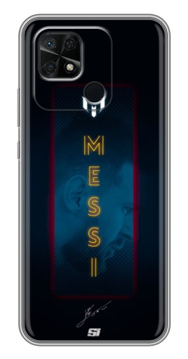Чехол с картинкой "Логотип Месси" для Xiaomi Redmi 10C