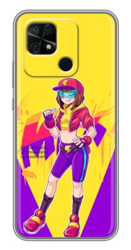 Чехол с печатью "Макс Бравл Старс" для Xiaomi Redmi 10C