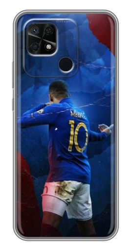 Чехол с принтом "Мбаппе в Франции" для Xiaomi Redmi 10C