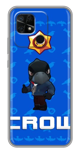 Чехол с картинкой "Медаль Crow" для Xiaomi Redmi 10C