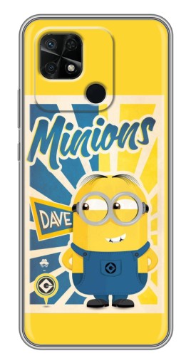 Силиконовый чехол с изображением "Minions" для Xiaomi Redmi 10C