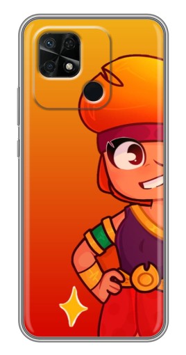 Чехол с принтом "Мультяшная Амбер" для Xiaomi Redmi 10C