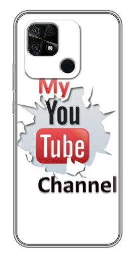 Силиконовый чехол с изображением "My YouTube" для Xiaomi Redmi 10C