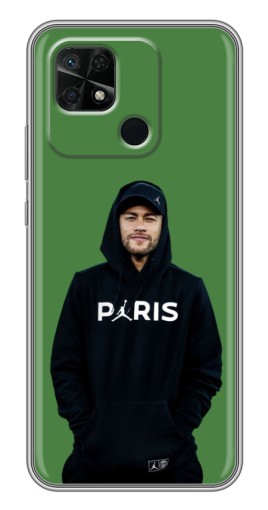 Силиконовый чехол с изображением "Неймар Paris" для Xiaomi Redmi 10C