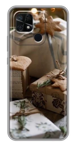 Чехол с печатью "Нежные подарки" для Xiaomi Redmi 10C