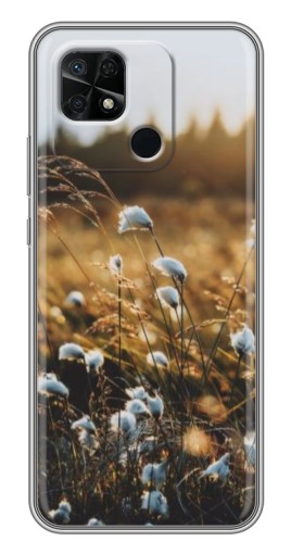 Чехол с принтом "Нежные полевые цветы" для Xiaomi Redmi 10C