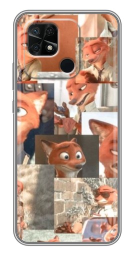 Чехол с принтом "Ник Крутихвост" для Xiaomi Redmi 10C