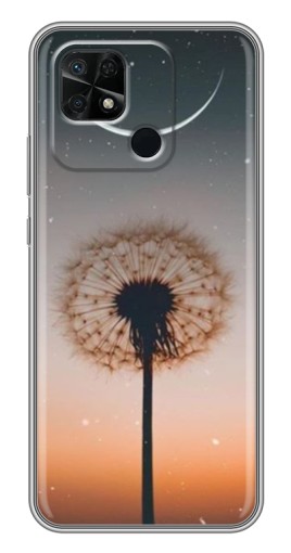 Чехол с принтом "Ночной одуванчик" для Xiaomi Redmi 10C