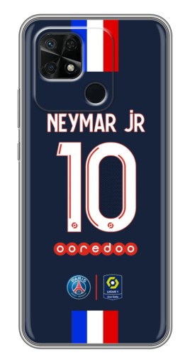 Чехол с картинкой "Номер Неймара" для Xiaomi Redmi 10C