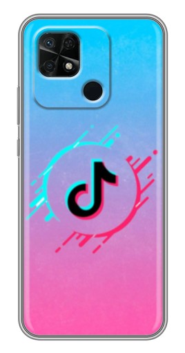 Чехол с печатью "Нота ТикТок" для Xiaomi Redmi 10C