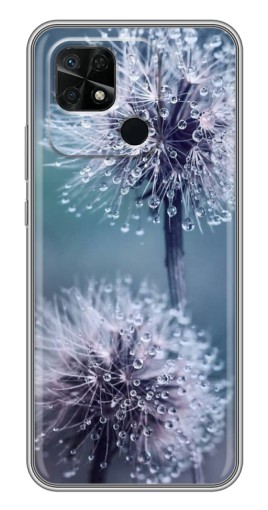 Чехол с печатью "Одуванчик с капельками" для Xiaomi Redmi 10C