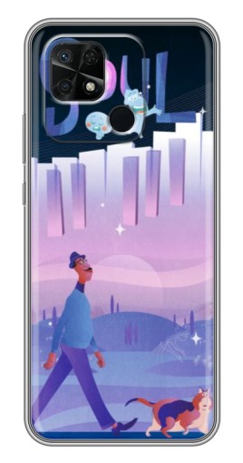 Силиконовый чехол с изображением "Постер к мультику" для Xiaomi Redmi 10C