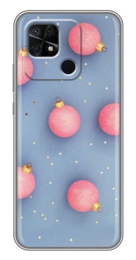 Чехол с картинкой "Розовые шары" для Xiaomi Redmi 10C