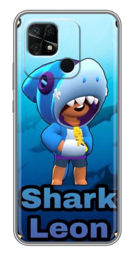 Чехол с картинкой "Shark Leon" для Xiaomi Redmi 10C