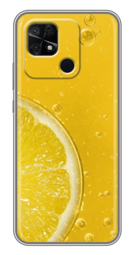 Силиконовый чехол с изображением "Сочный лимон" для Xiaomi Redmi 10C