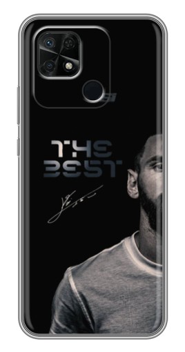 Чехол с печатью "The Best Messi" для Xiaomi Redmi 10C