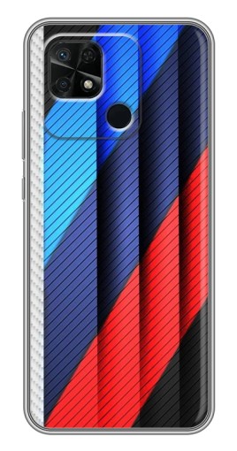 Чехол с принтом "Цвета лого БМВ" для Xiaomi Redmi 10C