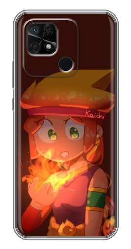 Чехол с печатью "Удивлённая Амбер" для Xiaomi Redmi 10C