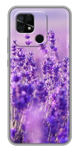 Чехол с картинкой "Яркая лаванда" для Xiaomi Redmi 10C