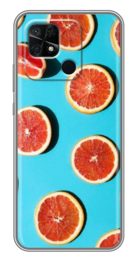 Чехол с принтом "Яркие грейпфруты" для Xiaomi Redmi 10C