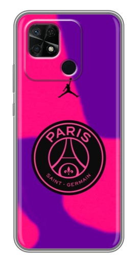 Чехол с принтом "Яркий лого PSG" для Xiaomi Redmi 10C