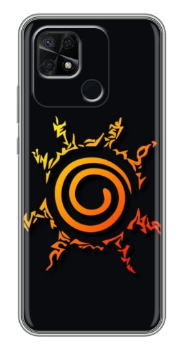 Силиконовый чехол с изображением "Знак Наруто" для Xiaomi Redmi 10C