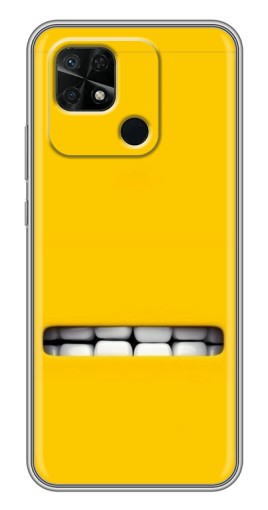 Чехол с картинкой "Зубы миньона" для Xiaomi Redmi 10C