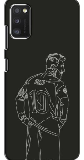 Силиконовый чехол с изображением "Контур Месси" для Xiaomi POCO M3 Pro (4G/5G)