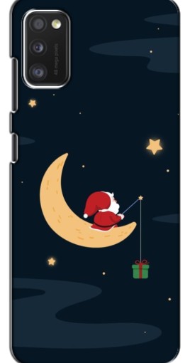 Чехол с картинкой "Санта на луне" для Xiaomi POCO M3 Pro (4G/5G)