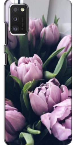 Силиконовый чехол с изображением "Сиреневые тюльпаны" для Xiaomi POCO M3 Pro (4G/5G)