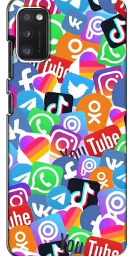 Чехол с картинкой "Яркие иконки" для Xiaomi POCO M3 Pro (4G/5G)