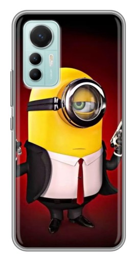 Чехол с картинкой "Агент Миньон" для Xiaomi Mi 12 Lite