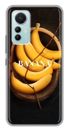 Чехол с принтом "Banana" для Xiaomi Mi 12 Lite