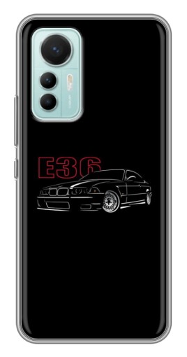 Чехол с картинкой "BMW E36" для Xiaomi Mi 12 Lite