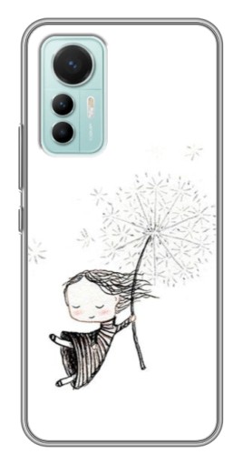 Силиконовый чехол с изображением "Девочка с одуванчиком" для Xiaomi Mi 12 Lite