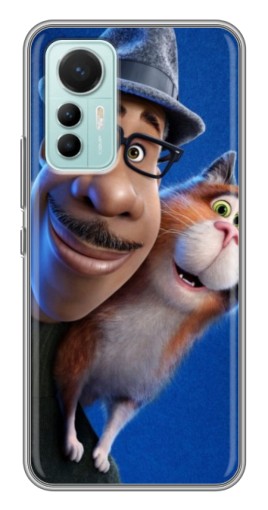 Чехол с картинкой "Джо и кот" для Xiaomi Mi 12 Lite