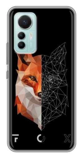 Чехол с печатью "Fox" для Xiaomi Mi 12 Lite
