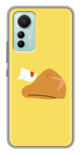 Чехол с печатью "Gold Crow" для Xiaomi Mi 12 Lite