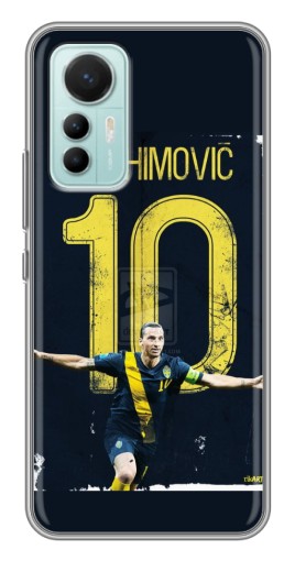 Силиконовый чехол с изображением "Ибрагимович 10" для Xiaomi Mi 12 Lite